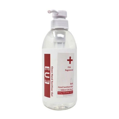 EUE Clean Hand Sanitizer Gel Ethyl Alcohol 70% - 500mL